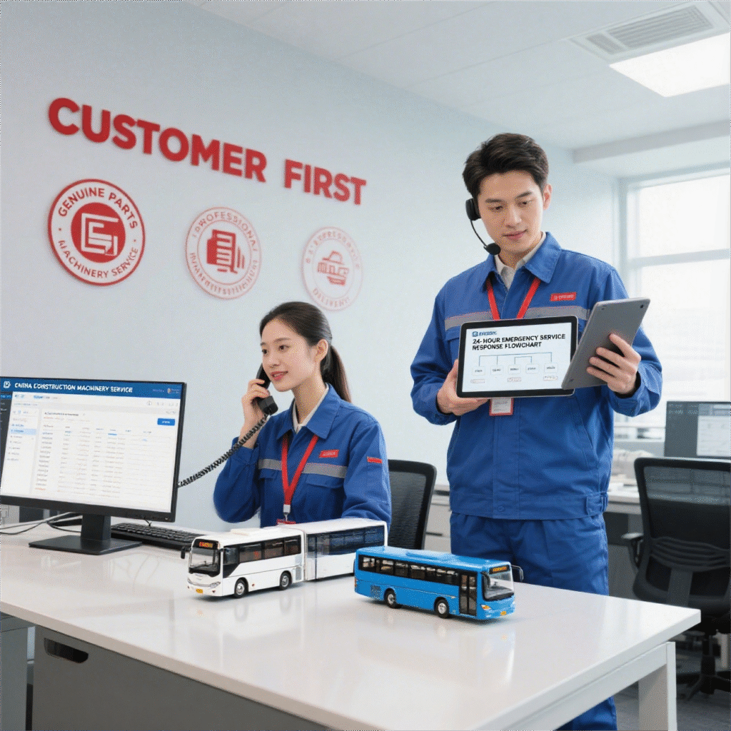 Chinese bus spare parts customer service